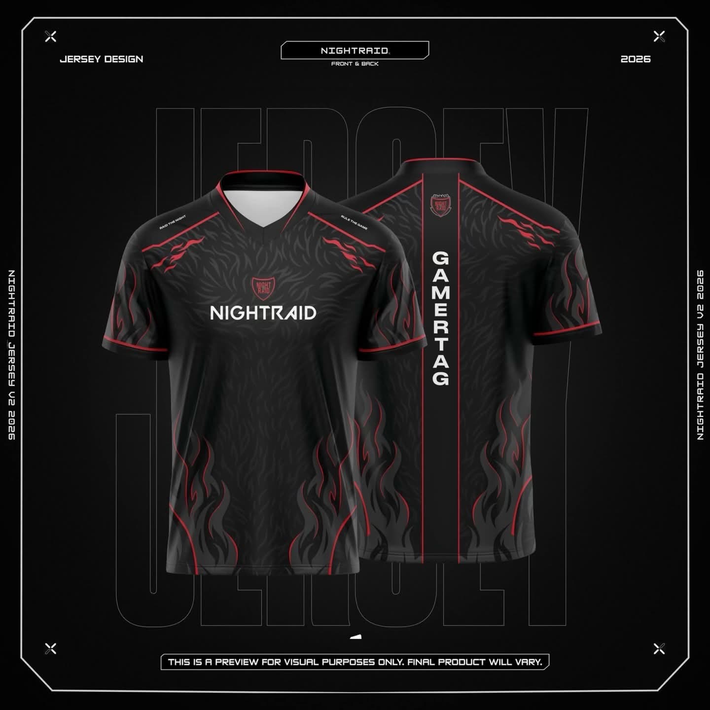 Nightraid Jersey Red